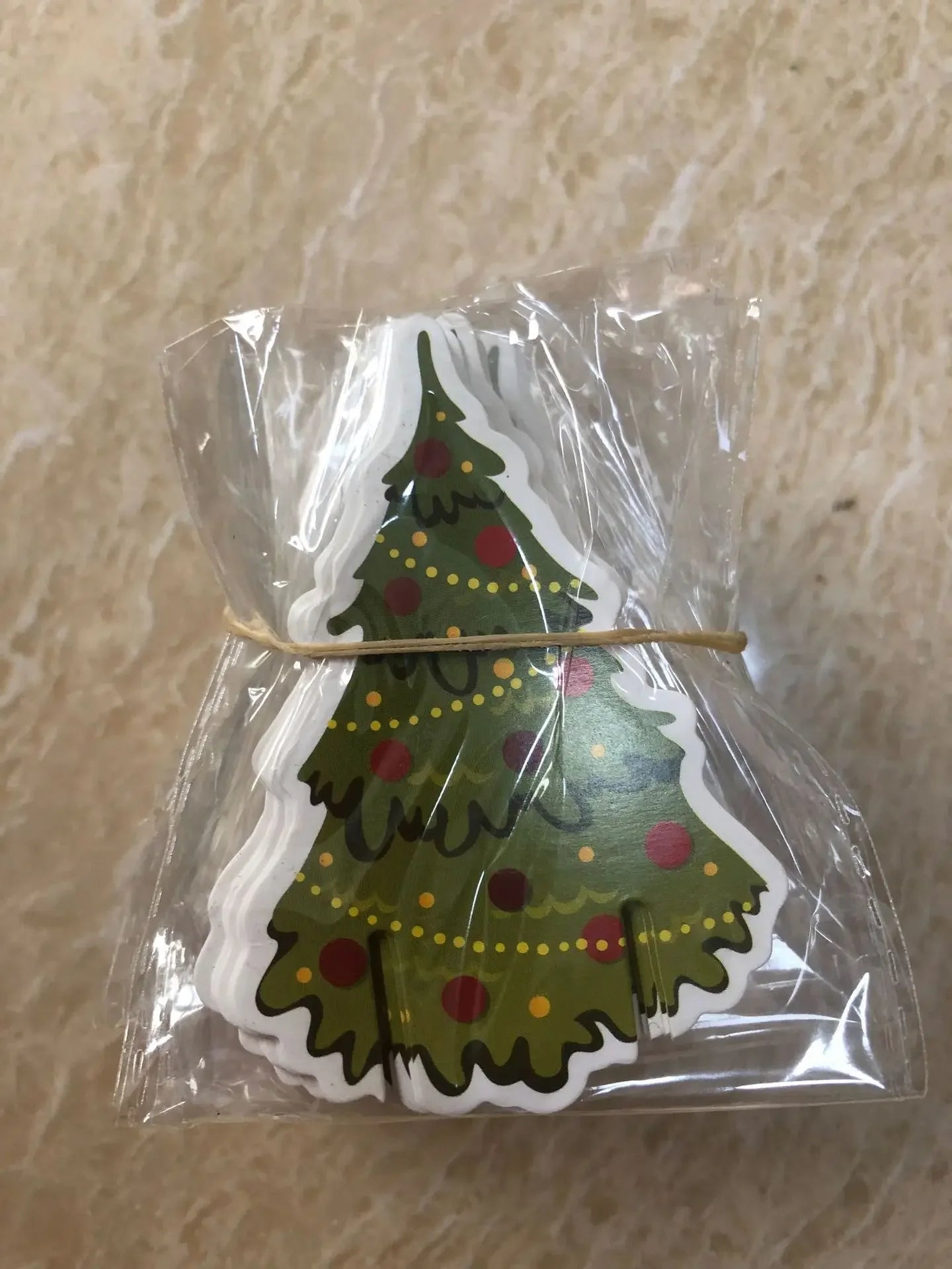 Étiquettes décoratives de Noël pour verres